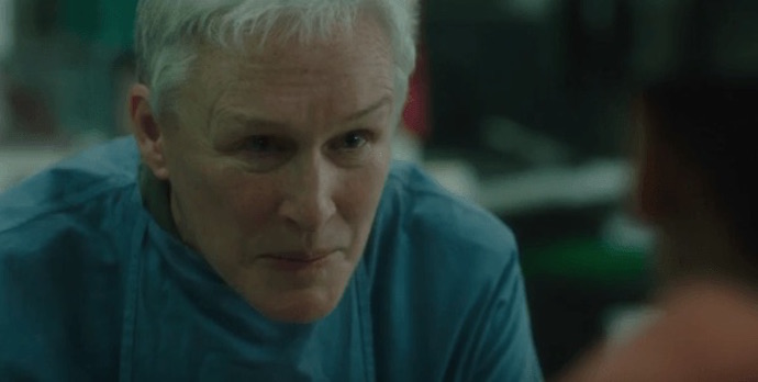 Dr. Glenn Close, trying to convince a child to give up her brain to help old people.